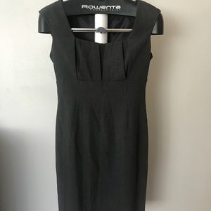 Gray Calvin Klein Dress with Gathered Top Detail